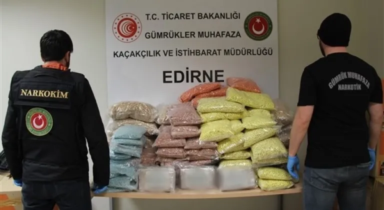 Kapıkule'de uyuşturucu operasyonu