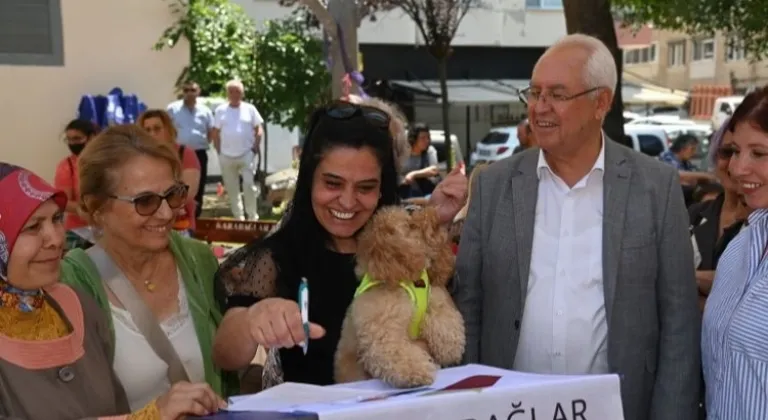 Karabağlar'da can dostlar kermes