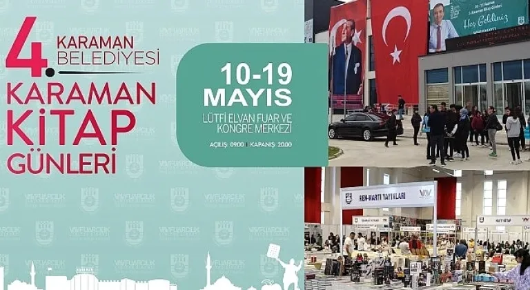Karaman Belediyesi'nin geleneksel hale getirdiği Kitap Günleri başlıyor
