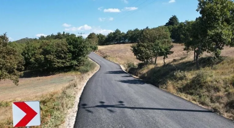 Karamürsel Tahtalı-Kadriye yolu asfaltlandı