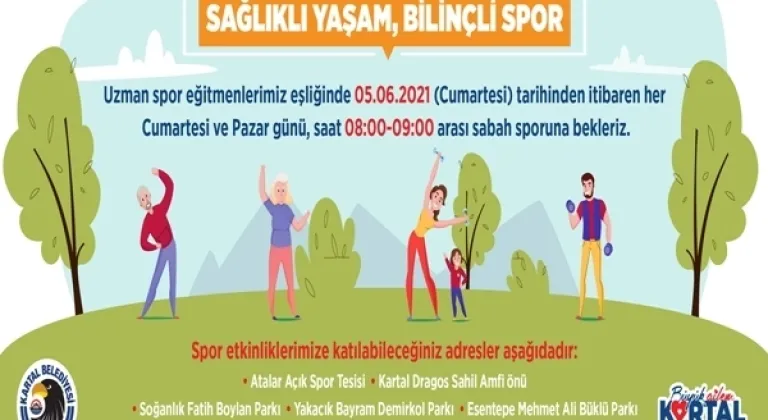 Kartal Belediyesi: Sağlıklı Yaşam ve Bilinçli Spor Etkinlikleri başlıyor