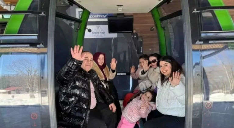 Kartepe Teleferiği'ne Tatilcilerden Büyük İlgi