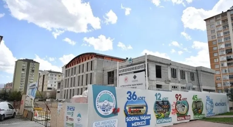 Kayseri Büyükşehir, Altınoluk'a Sosyal Yaşam Merkezi Kazandırıyor