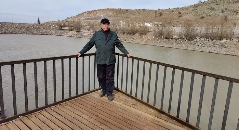 Kayseri Talas'ta sulama kanalları inceleniyor.
