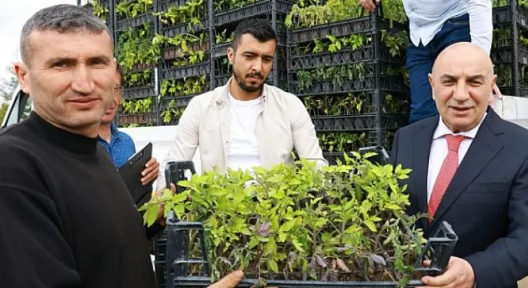 Keçiören Belediyesi 4 Köyde Ücretsiz Fide Dağıttı