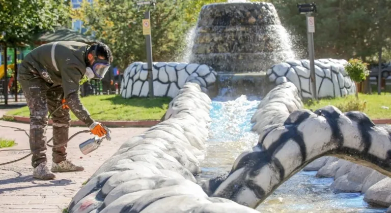 Keçiören’de Park ve Bahçeler Yenileniyor