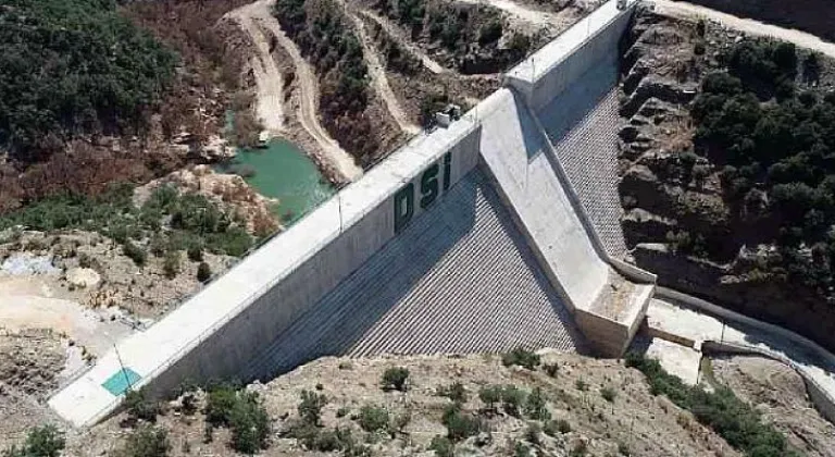 Kelebek Barajı'nda su tutuldu