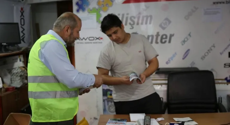 Kocaeli İnönü Caddesi Esnafına Bilgilendirme Yapıldı