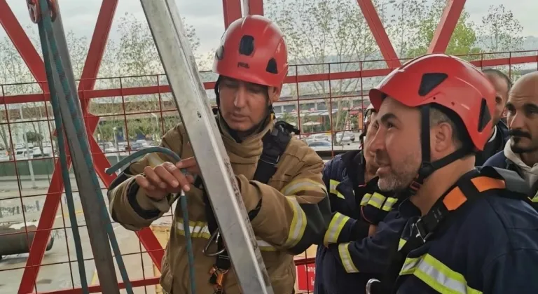 Kocaeli İtfaiyesi'nden MİMAŞ Personeline Yangın Eğitimi