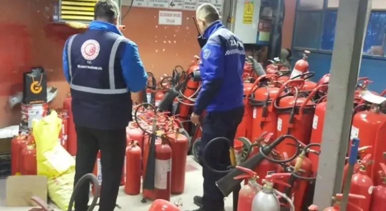 Kocaeli Zabıtası’ndan Yangın Tüpü Satışına Fiyat Denetimi