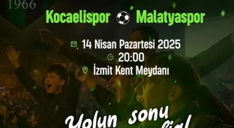Kocaeli’de Futbol Coşkusu Meydanı Sallıyor