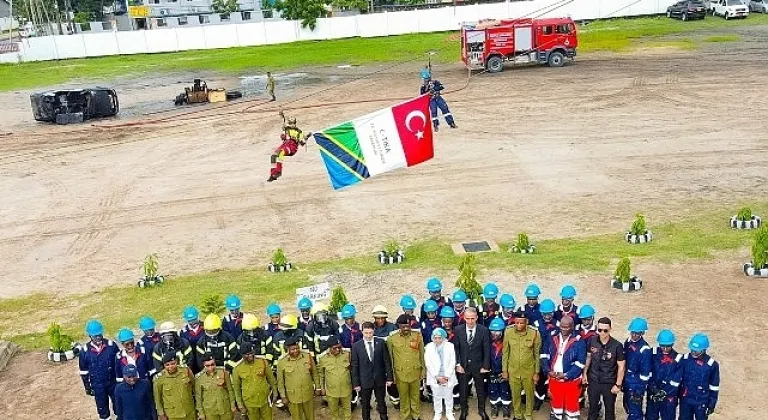 Konya Büyükşehir İtfaiyesi Tanzanya'da Yangın ve Arama Kurtarma Eğitimini Başarıyla Tamamladı