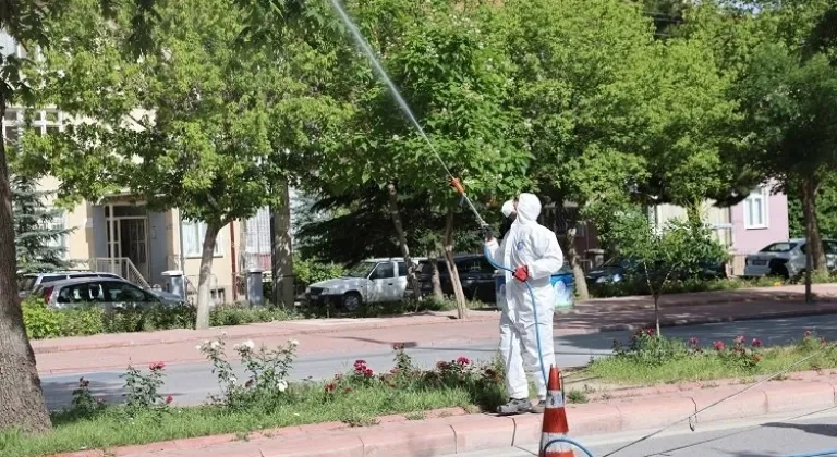 Konya Selçuklu'da İlaçlama Çalışmaları Sürüyor