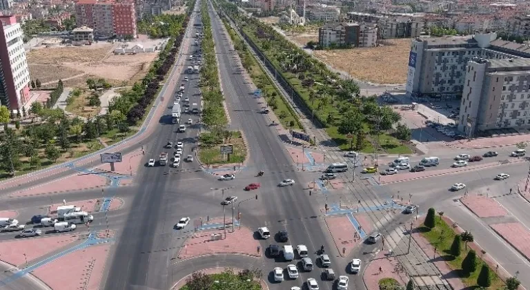 Konya'da kavşak yapım çalışmaları başladı