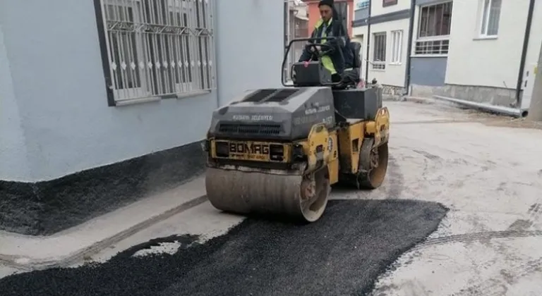 Kütahya'da soğuk yama başladı