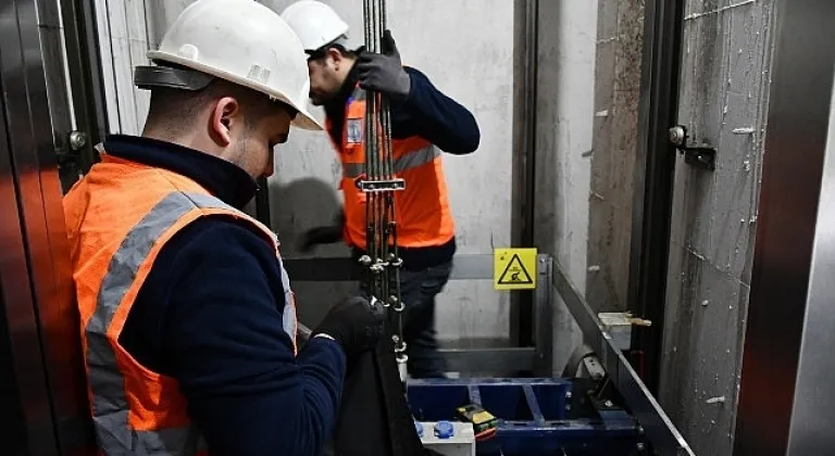 Lüleburgaz'daki 2 bin 314 asansör düzenli olarak denetleniyor