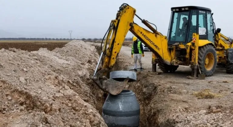 Malatya Yazıhan’da Altyapı Çalışmaları Tamamlanma Aşamasında