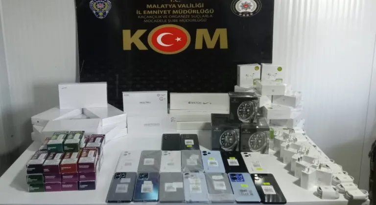 Malatya'da gümrük kaçağı elektronik cihazlara 1 gözaltı