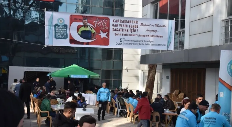 MANİSA'DA ŞEHİT FETHİ SEKİN, ŞEHADET YIL DÖNÜMÜNDE ANILDI