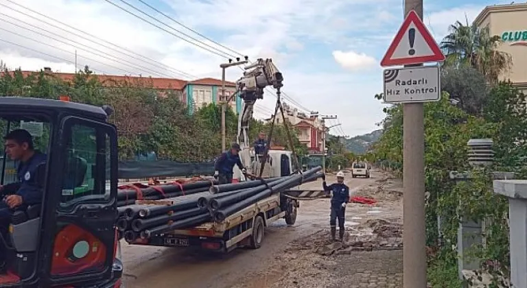 Marmaris İçme Suyu Hatları Yenileniyor
