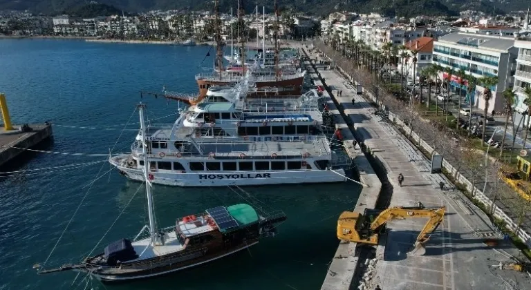 Marmaris Limanı modern yüzüyle hizmet verecek
