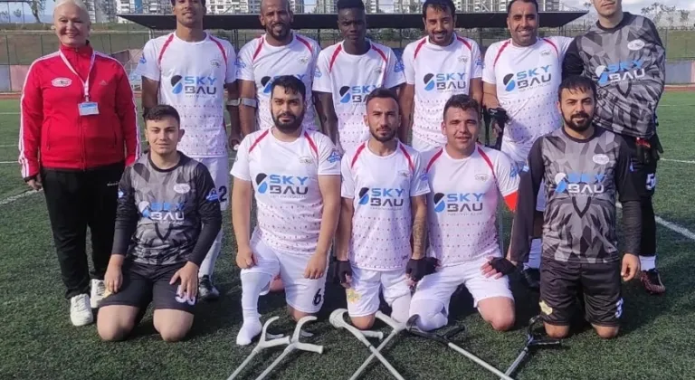 Mersin Ampute lider koltuğuna oturdu
