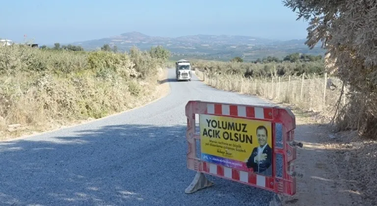 Mersin Büyükşehir Belediyesi kırsal bölgelerde yol çalışması başlattı