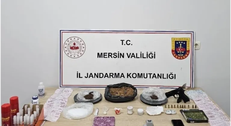 Mersin Jandarmasından yapılan Operasyonunda 3 Şüpheliyi Yakalandı