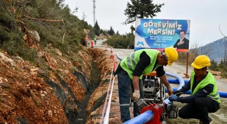 Mersin Mezitli'de içme suyu sorunu bitiyor