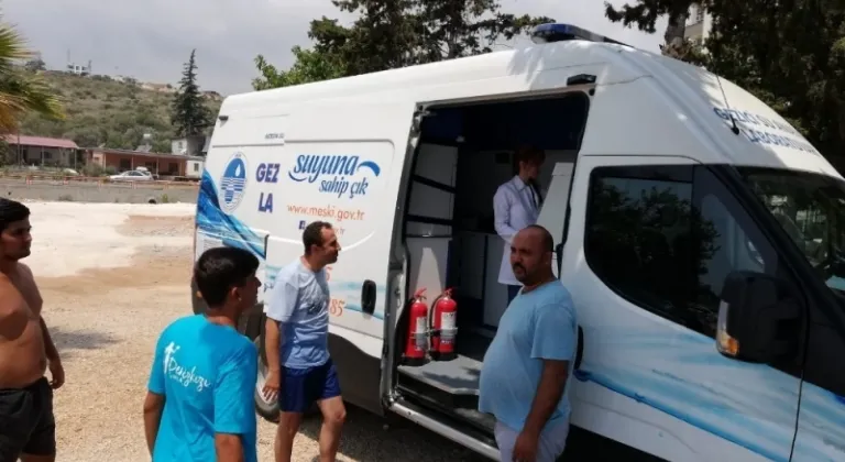 Mersin plajlarında deniz suyu temiz
