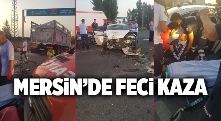 Mersin Tarsus'ta Feci Kaza 1 Yaralı