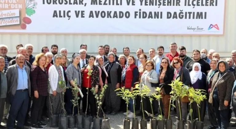 Mersin’de 105 üreticiye avokado ve alıç fidanı desteği