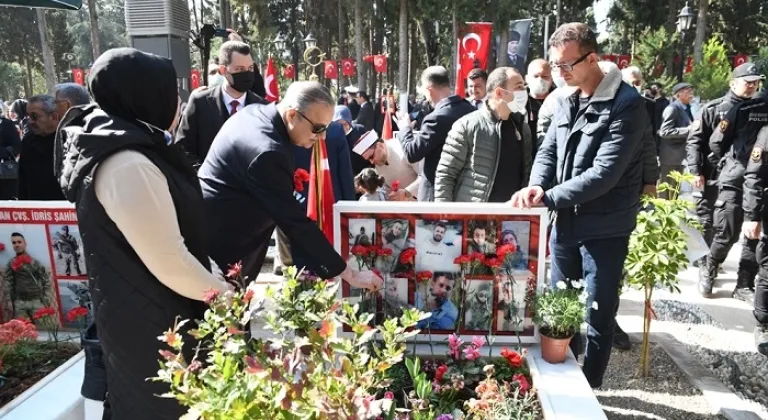 Mersin'de Şehitlerimiz anıldı