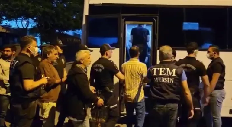 Mersin'de  terör örgütü yapılanmasına darbe 