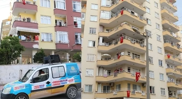 Mezitli Belediyesinden virüse karşı müzikli moral desteği