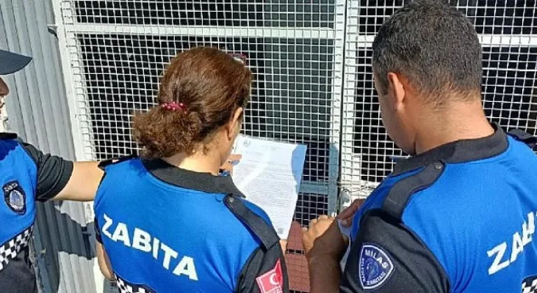 Milas Belediyesi Olaylı Mekanı Mühürledi