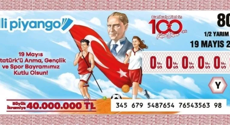 Milli Piyango 19 Mayıs özel çekilişinde büyük ikramiye 40 milyon TL!