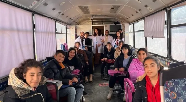 Mobil ders atölyeleri Hatay'da
