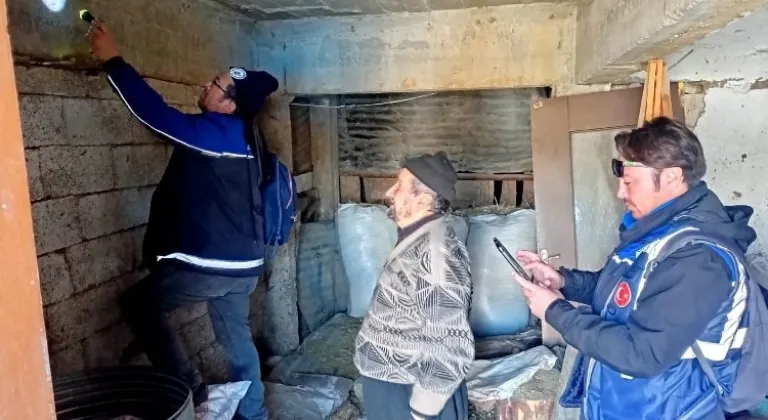 Muğla Büyükşehir afet bölgesinde hasar tespitte
