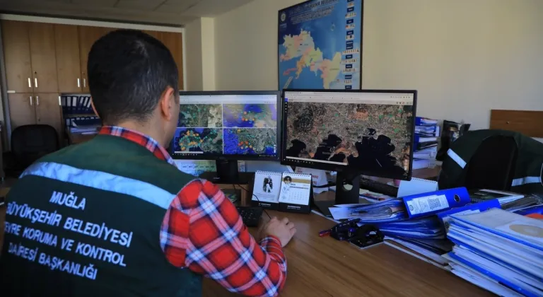 Muğla Büyükşehir, Çevreyi Korumak İçin Uydu Takibi Yapıyor