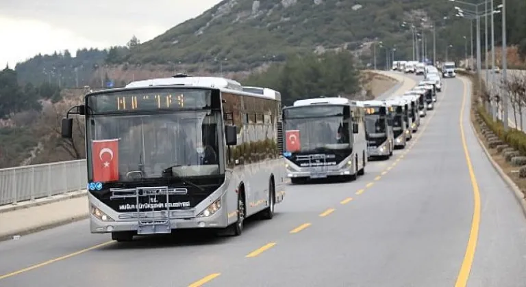 Muğla Büyükşehir Nüfusunun 236 Katı Yolcu Taşıdı