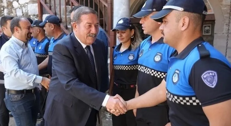 Muğla Milas'ta Başkan Topuz'dan Zabıta Haftası Ziyareti