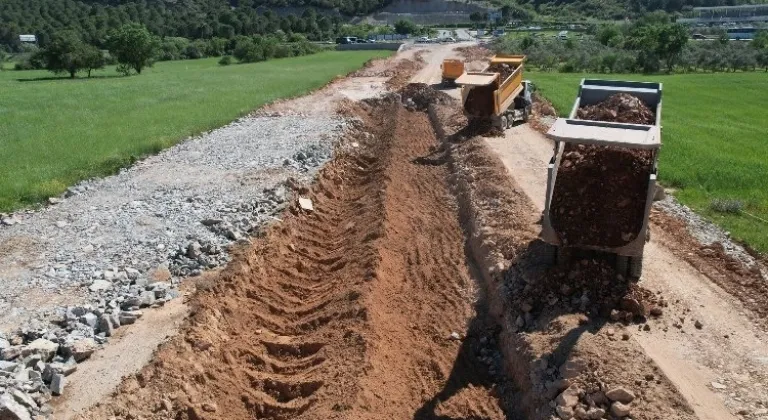 Muğla Otogar Yolu İnşaatı Hızla İlerliyor