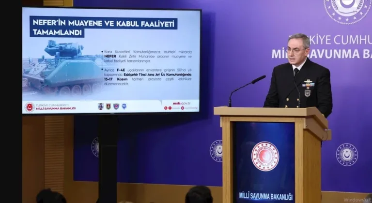 NEFER'in Kabul Süreçleri Tamamlandı