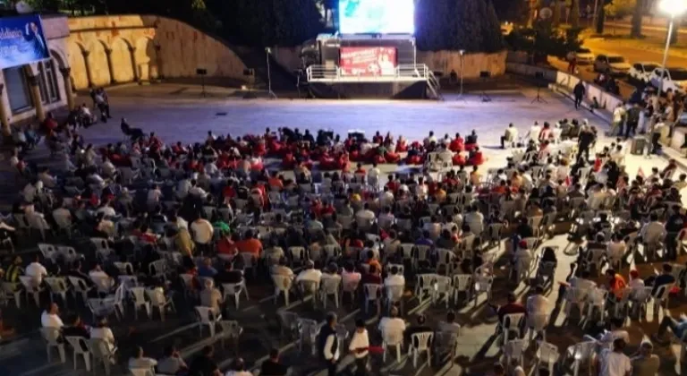 Nevşehir'de Milli Maç Coşkusu