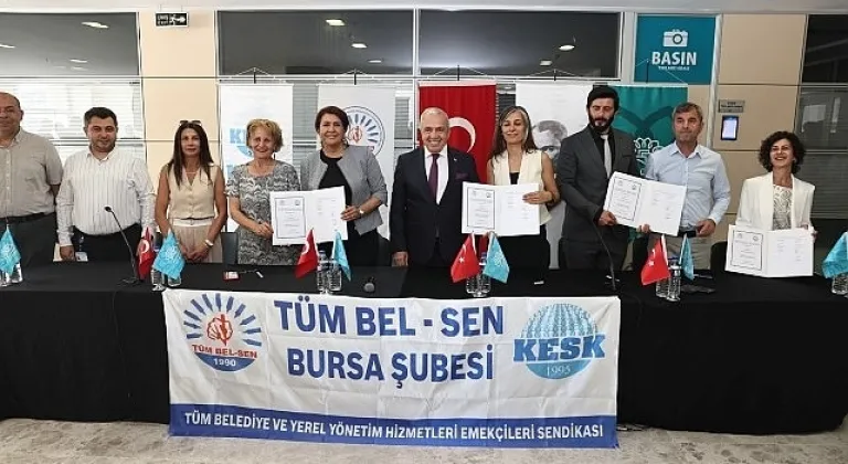 Nilüfer Belediyesi'nde toplu iş sözleşmesi sevinci