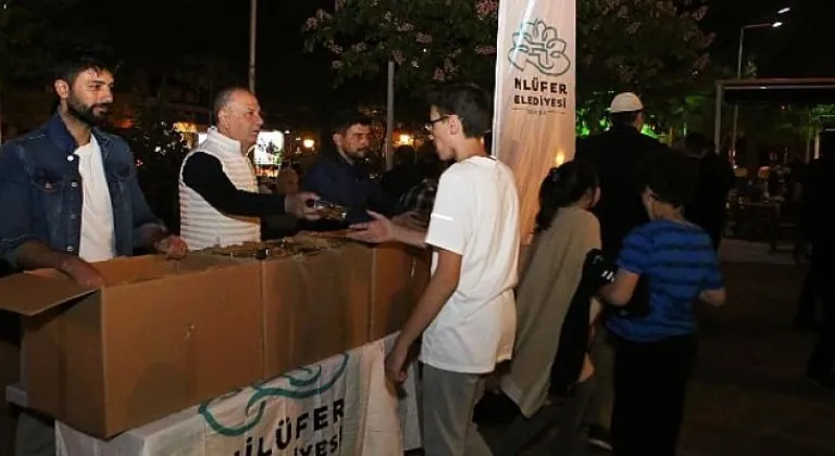Nilüfer’de Kadir Gecesi ikramı