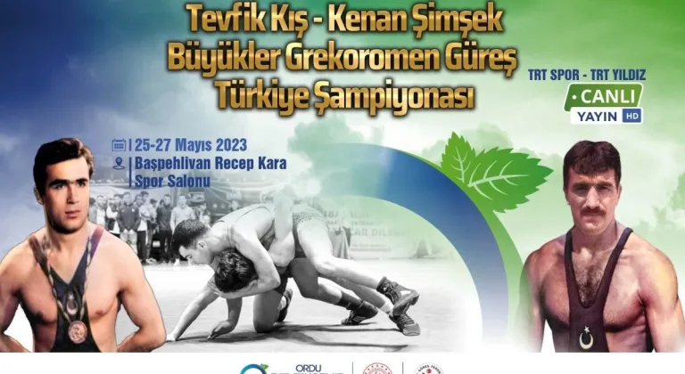 ORDU’DA GÜREŞ ŞAMPİYONASI DÜZENLENECEK