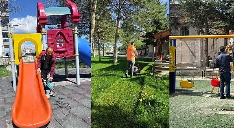 Park ve Bahçeler Müdürlüğü'nden Yoğun Bahar Mesaisi