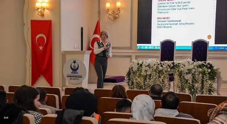Personele iş sağlığı ve güvenliği eğitimi.